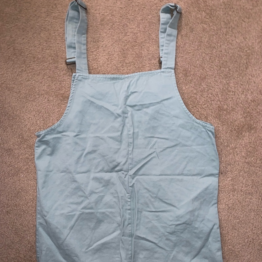 Blue overall dress size medium